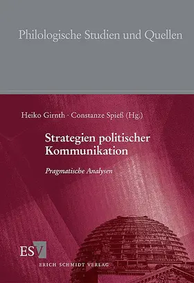 Girnth / Spieß | Strategien politischer Kommunikation | Buch | 978-3-503-07990-2 | sack.de