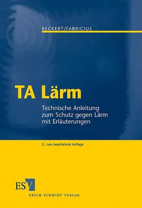 Beckert / Fabricius / Chotjewitz |  TA Lärm | Buch |  Sack Fachmedien