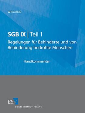 Wiegand / Dalichau / Grüner | SGB IX – Teil 1: Regelungen für behinderte und von Behinderung bedrohte Menschen | Loseblattwerk | sack.de
