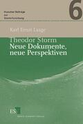 Laage |  Theodor Storm – Neue Dokumente, neue Perspektiven | Buch |  Sack Fachmedien