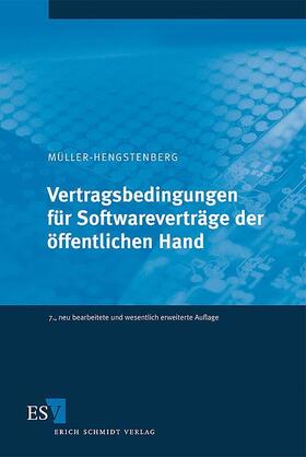 Müller-Hengstenberg |  Vertragsbedingungen für Softwareverträge der öffentlichen Hand | Buch |  Sack Fachmedien