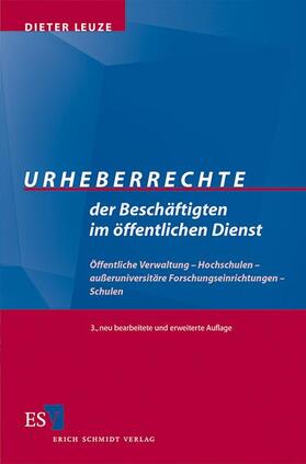 Leuze | Urheberrechte der Beschäftigten im öffentlichen Dienst | Buch | 978-3-503-11010-0 | sack.de