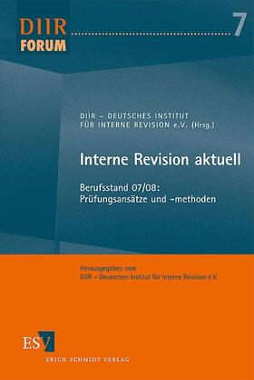 DIIR - Deutsches Institut für Interne Revision e.V | Interne Revision aktuell | Buch | 978-3-503-11038-4 | sack.de