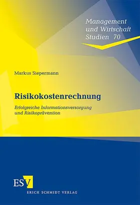 Siepermann |  Risikokostenrechnung | Buch |  Sack Fachmedien