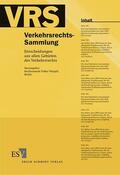 Weigelt |  Verkehrsrechts-Sammlung (VRS) | Buch |  Sack Fachmedien