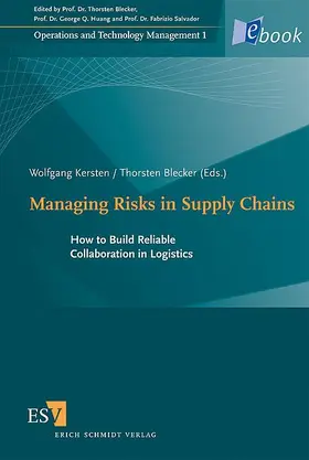 Kersten / Blecker |  Managing Risks in Supply Chains | eBook | Sack Fachmedien