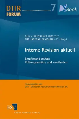 DIIR - Deutsches Institut für Interne Revision e.V / Verlag |  Interne Revision aktuell | eBook | Sack Fachmedien