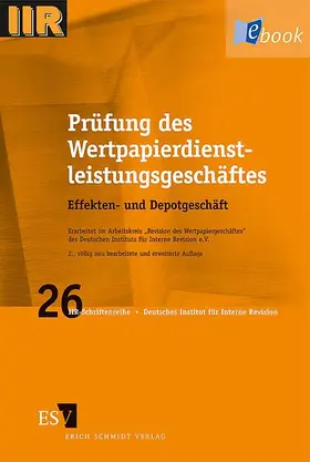 Revision | Prüfung des Wertpapierdienstleistungsgeschäftes | E-Book | www.sack.de