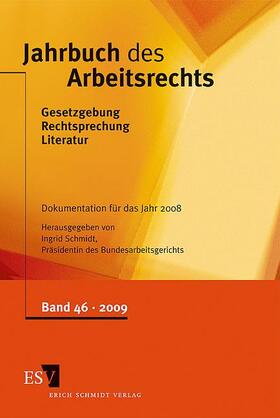 Schmidt | Jahrbuch des Arbeitsrechts | Buch | 978-3-503-11653-9 | sack.de