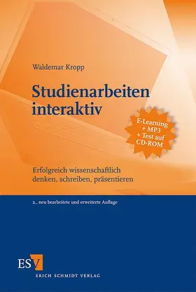Kropp | Studienarbeiten interaktiv | Buch | 978-3-503-12059-8 | www.sack.de