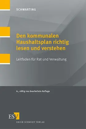 Schwarting | Den kommunalen Haushaltsplan richtig lesen und verstehen | Buch | 978-3-503-12096-3 | www.sack.de