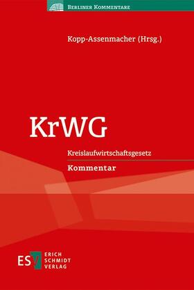 Kopp-Assenmacher | KrWG | Buch | 978-3-503-12493-0 | sack.de
