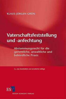 Grün | Vaterschaftsfeststellung und -anfechtung | Buch | 978-3-503-12610-1 | sack.de