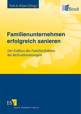 Rüsen | Familienunternehmen erfolgreich sanieren | E-Book | sack.de