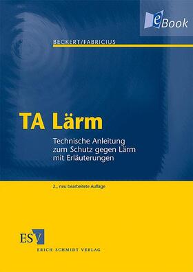 Beckert / Fabricius / Chotjewitz | TA Lärm | E-Book | sack.de