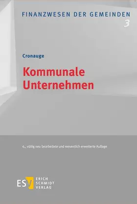 Cronauge |  Kommunale Unternehmen | Buch |  Sack Fachmedien