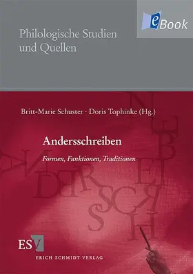 Schuster / Tophinke |  Andersschreiben | eBook | Sack Fachmedien