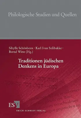 Schönborn / Solibakke / Witte |  Traditionen jüdischen Denkens in Europa | Buch |  Sack Fachmedien