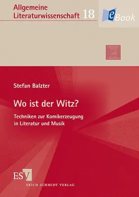 Balzter |  Wo ist der Witz? | eBook | Sack Fachmedien