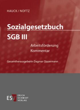 Hauck / Noftz | Sozialgesetzbuch (SGB) III: Arbeitsförderung, ohne Fortsetzungsbezug | Loseblattwerk | sack.de