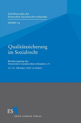Rolfs | Qualitätssicherung im Sozialrecht | Buch | 978-3-503-14102-9 | sack.de
