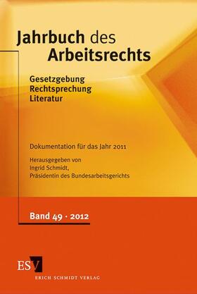 Schmidt | Jahrbuch des Arbeitsrechts | Buch | 978-3-503-14143-2 | sack.de