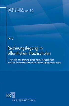 Berg |  Rechnungslegung in öffentlichen Hochschulen | Buch |  Sack Fachmedien