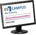  ESV-Campus Wirtschaftswissenschaften eJournals | Datenbank |  Sack Fachmedien