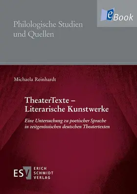 Reinhardt |  TheaterTexte – Literarische Kunstwerke | eBook | Sack Fachmedien