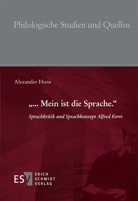 Horn |  „... Mein ist die Sprache.“ | Buch |  Sack Fachmedien