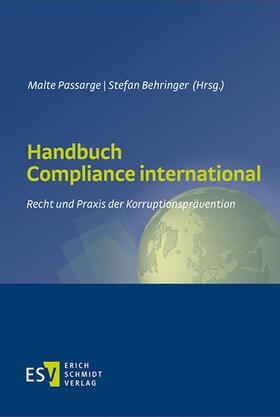 Passarge / Behringer | Handbuch Compliance international | Buch | 978-3-503-15649-8 | sack.de
