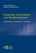 Paetzmann / Schöning |  Corporate Governance von Kreditinstituten | Buch |  Sack Fachmedien