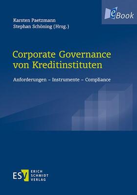 Paetzmann / Schöning | Corporate Governance von Kreditinstituten | E-Book | sack.de