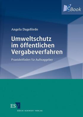 Dageförde | Umweltschutz im öffentlichen Vergabeverfahren | E-Book | sack.de