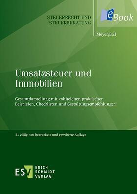 Meyer / Ball | Umsatzsteuer und Immobilien | E-Book | sack.de