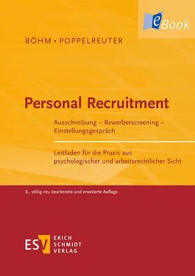 Böhm / Poppelreuter | Personal Recruitment | E-Book | sack.de