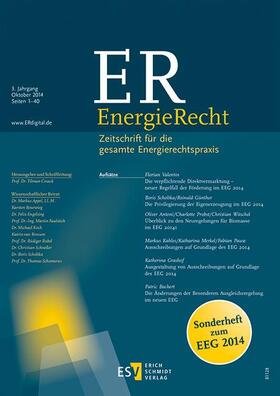 Cosack | ER EnergieRecht - Sonderheft 1.14 | Buch | 978-3-503-15814-0 | sack.de