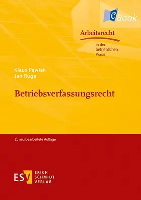 Pawlak / Ruge |  Betriebsverfassungsrecht | eBook | Sack Fachmedien