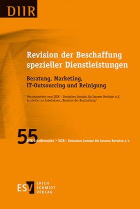 DIIR – Deutsches Institut für Interne Revision e. V. |  Revision der Beschaffung spezieller Dienstleistungen | Buch |  Sack Fachmedien