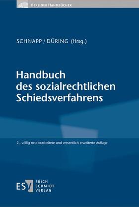 Altmiks / Engelmann / Düring | Handbuch des sozialrechtlichen Schiedsverfahrens | Buch | 978-3-503-16503-2 | sack.de