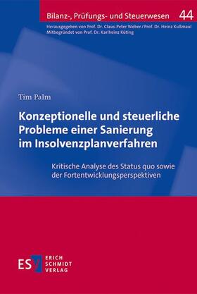 Von Dr. Tim Palm | Konzeptionelle und steuerliche Probleme einer Sanierung im Insolvenzplanverfahren | E-Book | sack.de