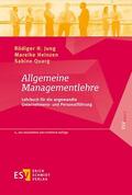 Jung / Heinzen / Quarg |  Allgemeine Managementlehre | Buch |  Sack Fachmedien