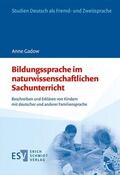 Gadow |  Bildungssprache im naturwissenschaftlichen Sachunterricht | Buch |  Sack Fachmedien