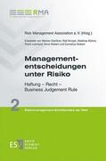 Risk Management Association e. V. |  Managemententscheidungen unter Risiko | eBook | Sack Fachmedien