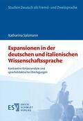 Salzmann |  Expansionen in der deutschen und italienischen Wissenschaftssprache | eBook | Sack Fachmedien