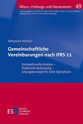 Höfner |  Gemeinschaftliche Vereinbarungen nach IFRS 11 | eBook | Sack Fachmedien