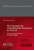Weissenberger |  Die Gattungen der nicht-fiktionalen Kunstprosa im NS-Exil | eBook | Sack Fachmedien