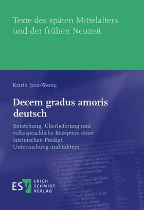 Janz-Wenig |  Decem gradus amoris deutsch | Buch |  Sack Fachmedien