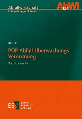 Kropp |  POP-Abfall-Überwachungs-Verordnung | Buch |  Sack Fachmedien