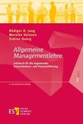 Jung / Heinzen / Quarg |  Allgemeine Managementlehre | Buch |  Sack Fachmedien